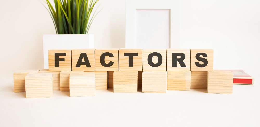 Wooden blocks spelling FACTORS